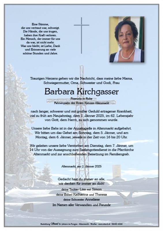 Barbara Kirchgasser