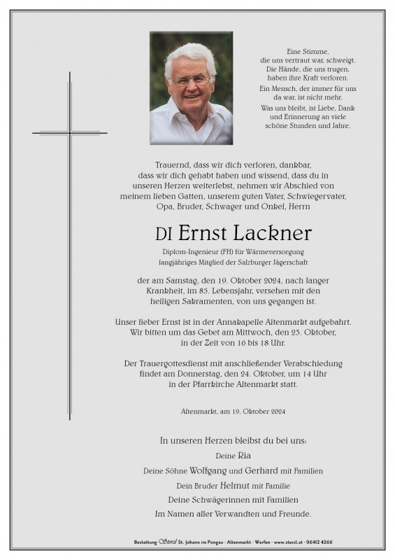 DI Ernst Lackner