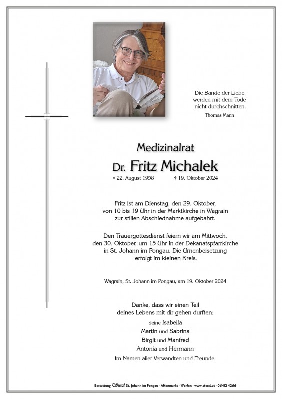 Dr. Fritz Michalek