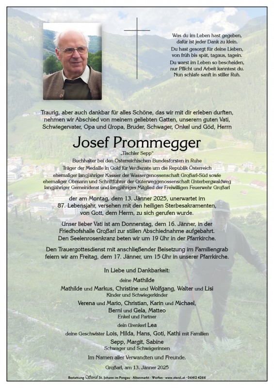 Josef Prommegger