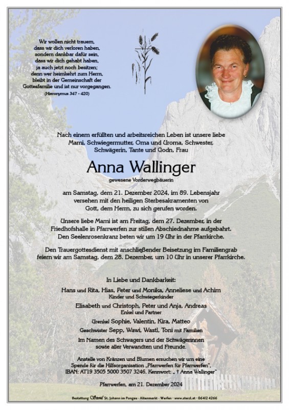 Anna Wallinger